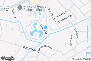 Map image of the property - 518 S Lake Cir