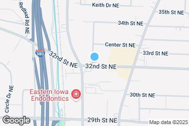 Map image of the property - 1658 32nd St NE
