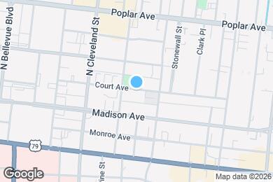 Map image of the property - 1433 Court Ave
