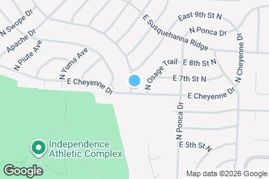 Map image of the property - 701 N Redwood Dr
