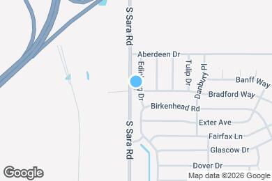 Map image of the property - 1101 Edinburg Dr