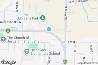 Map image of the property - 285 W 1150 N