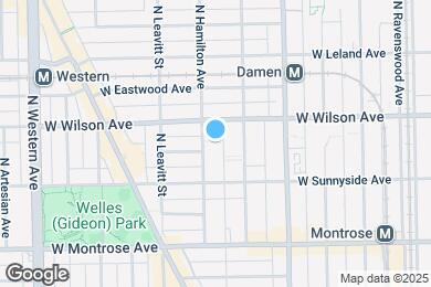 Map image of the property - 4537 N Hamilton Ave