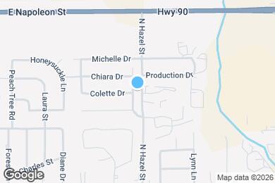 Map image of the property - 1016 Jacques Dr