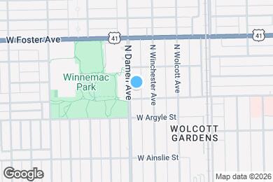 Map image of the property - 5041 N Damen Ave