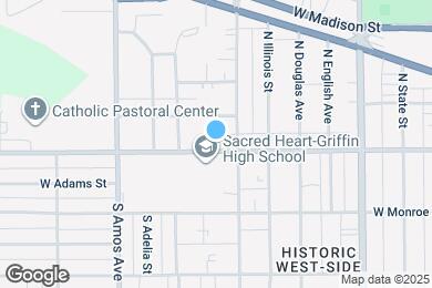 Map image of the property - 1217 W Washington St
