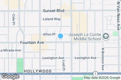 Map image of the property - 6143 Fountain Ave