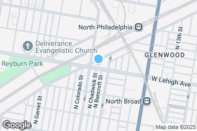 Map image of the property - 1629 W Lehigh Ave