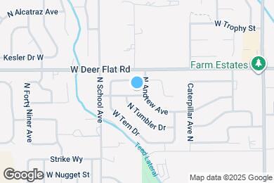 Map image of the property - 656 W White Fang St