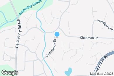 Map image of the property - 2846 Cedarbrook Dr