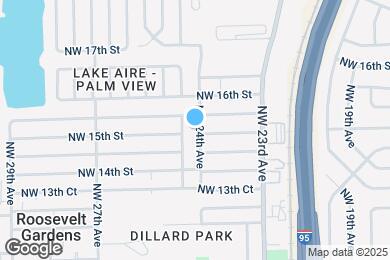 Map image of the property - 1501 NW 24th Ave