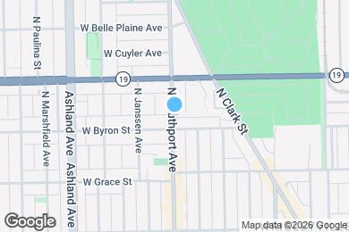 Map image of the property - 3915 N Southport Ave