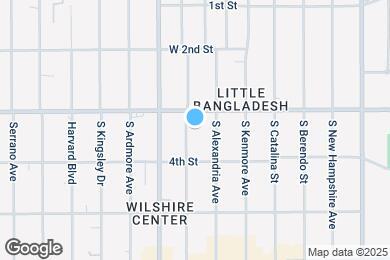Map image of the property - 318 S Mariposa Ave