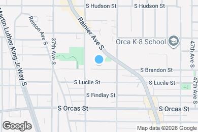 Map image of the property - 3924 S Brandon St