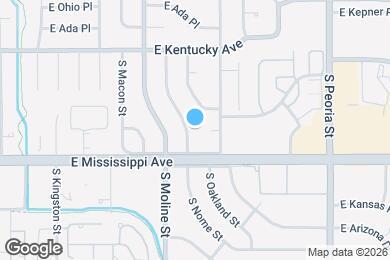 Map image of the property - 1060 S Newark St