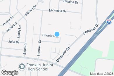Map image of the property - 221 Choctaw Cir