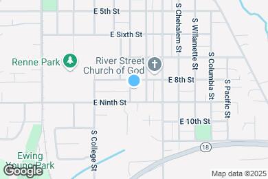 Map image of the property - 804 S Meridian St