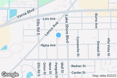 Map image of the property - 1131 Pangola Dr