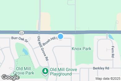 Map image of the property - 1045 Brush Hill Ln