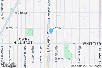 Map image of the property - 2519 Lyndale Ave S
