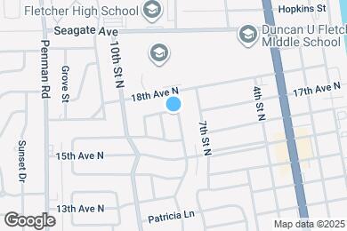 Map image of the property - 804 17th Ave N