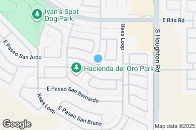 Map image of the property - 10063 E Paseo San Ardo