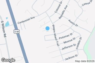 Map image of the property - 2926 Crockett Ct