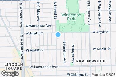 Map image of the property - 4943 N Leavitt St