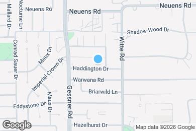 Map image of the property - 10030 Haddington Dr
