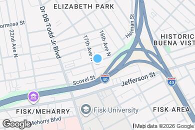 Map image of the property - 1617 Heiman St