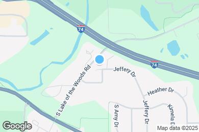 Map image of the property - 1208 E Jeffery Dr