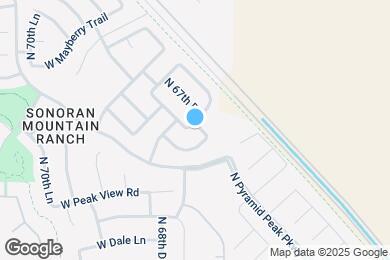 Map image of the property - 6771 W Miner Trail