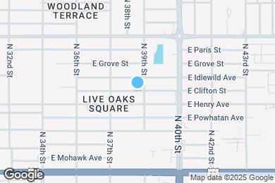 Map image of the property - 3721 E Clifton St