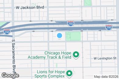 Map image of the property - 2720 W Harrison St