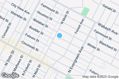 Map image of the property - 2718 Malabar St