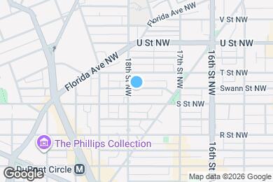 Map image of the property - 1758 Swann St NW