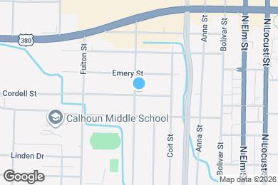 Map image of the property - 718 Cordell St