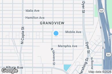 Map image of the property - 3711 Nashville Ave