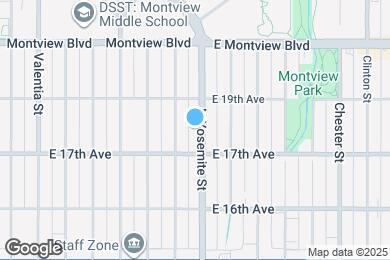 Map image of the property - 1735 Yosemite St