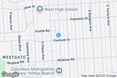 Map image of the property - 299 S HAGUE AVE