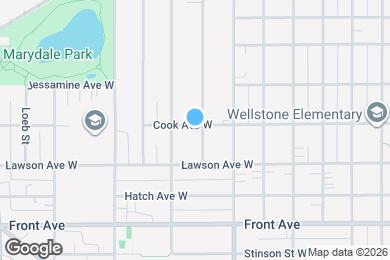 Map image of the property - 1055 Cumberland St