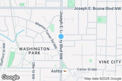 Map image of the property - 912 Spencer Ave