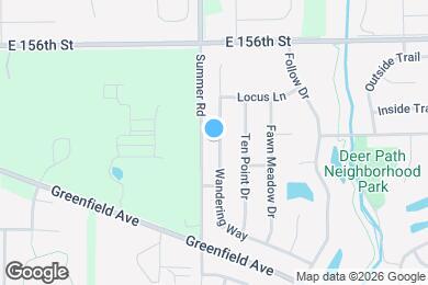 Map image of the property - 15391 Wandering Way