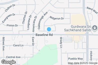 Map image of the property - 529 Oakborough Ave