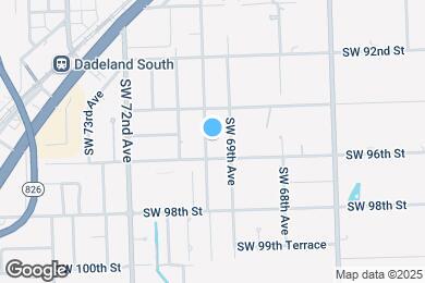 Map image of the property - 9501 SW 69th Ct