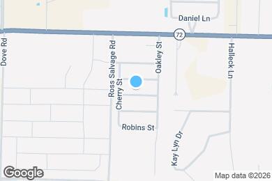 Map image of the property - 1400 Hickory St