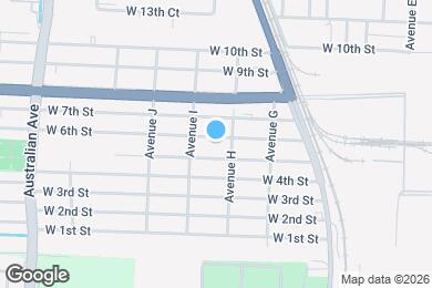 Map image of the property - 725 W 6th St
