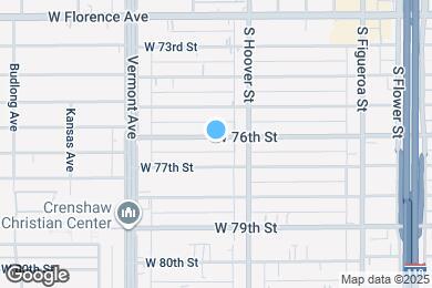 Map image of the property - 836 W 76th St