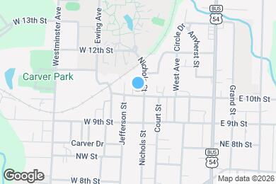 Map image of the property - 101 W 10th St