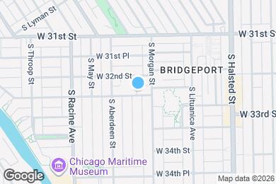 Map image of the property - 1018 W 32nd Pl